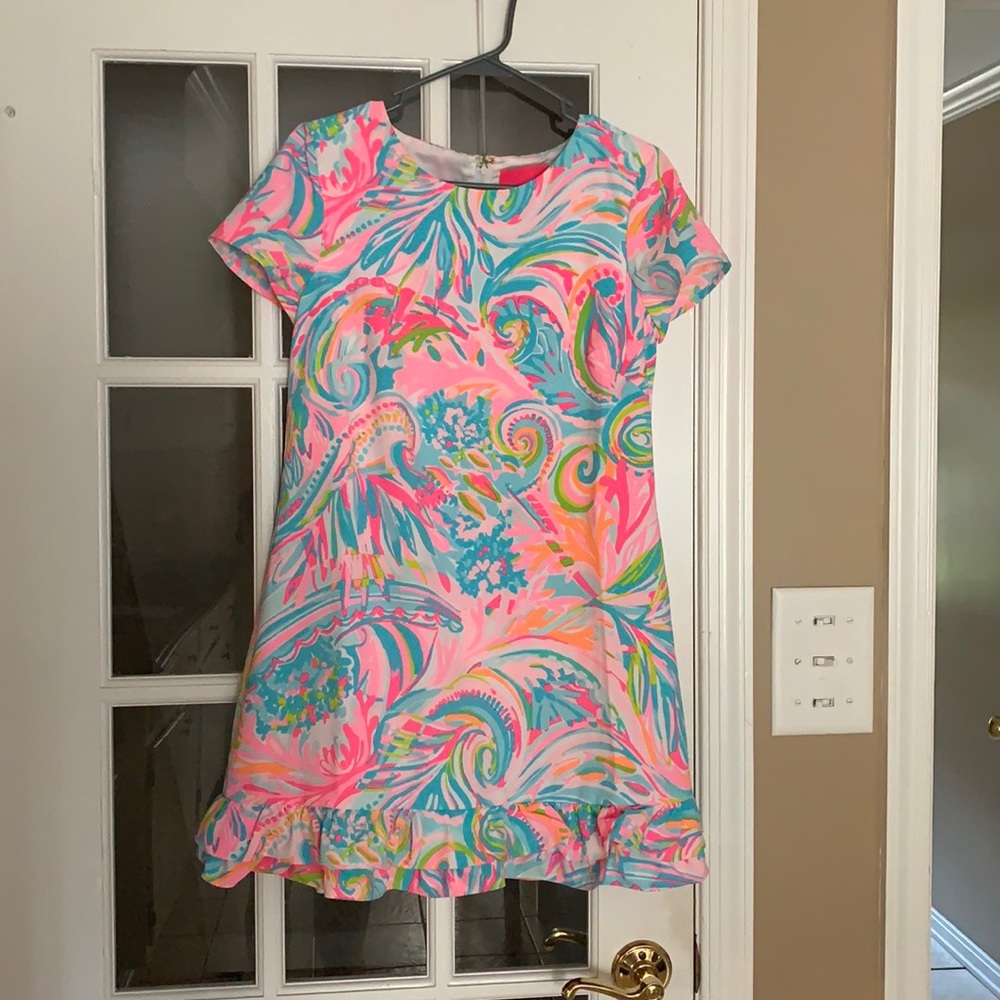 Lilly Pulitzer Masey Romper Multi Carnivale Coral